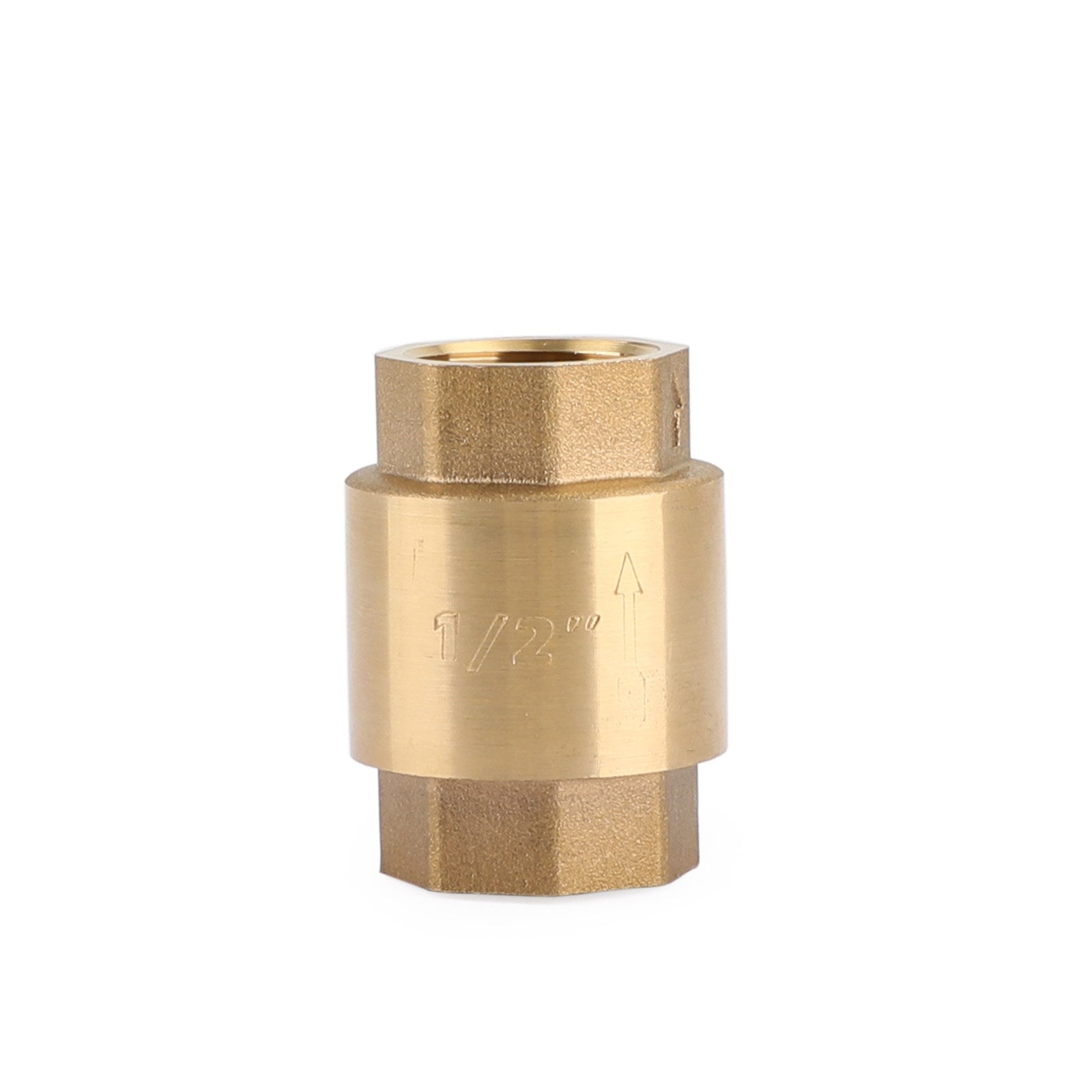 DN15/DN20 NPT صمام فحص داخلي نحاسي محمل بزنبرك 200PSI