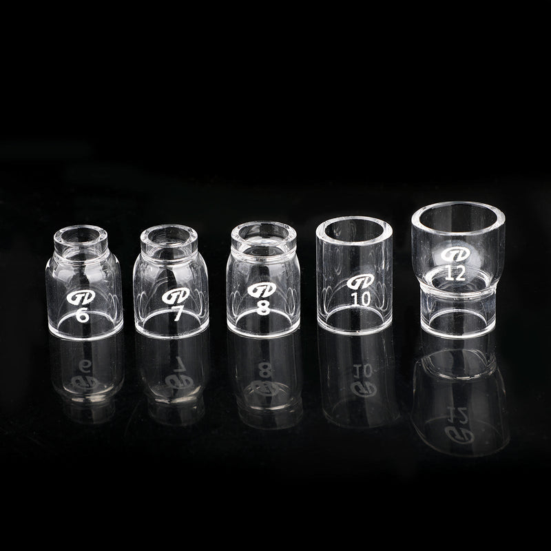 31 piezas de soplete de soldadura TIG Stubby Gas Lens