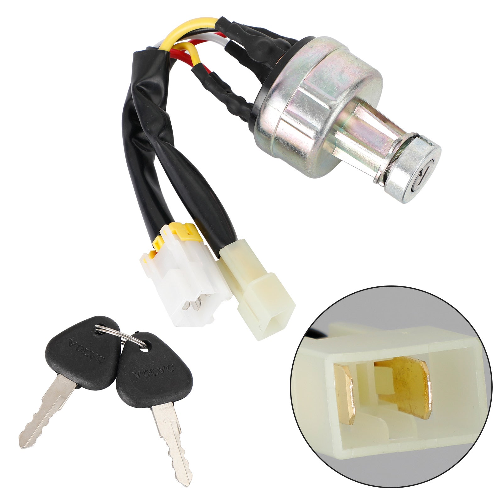 Ignition Switch For Volvo Excavator EC55 EC210 EC240 VOE 14526158 14529152 Key