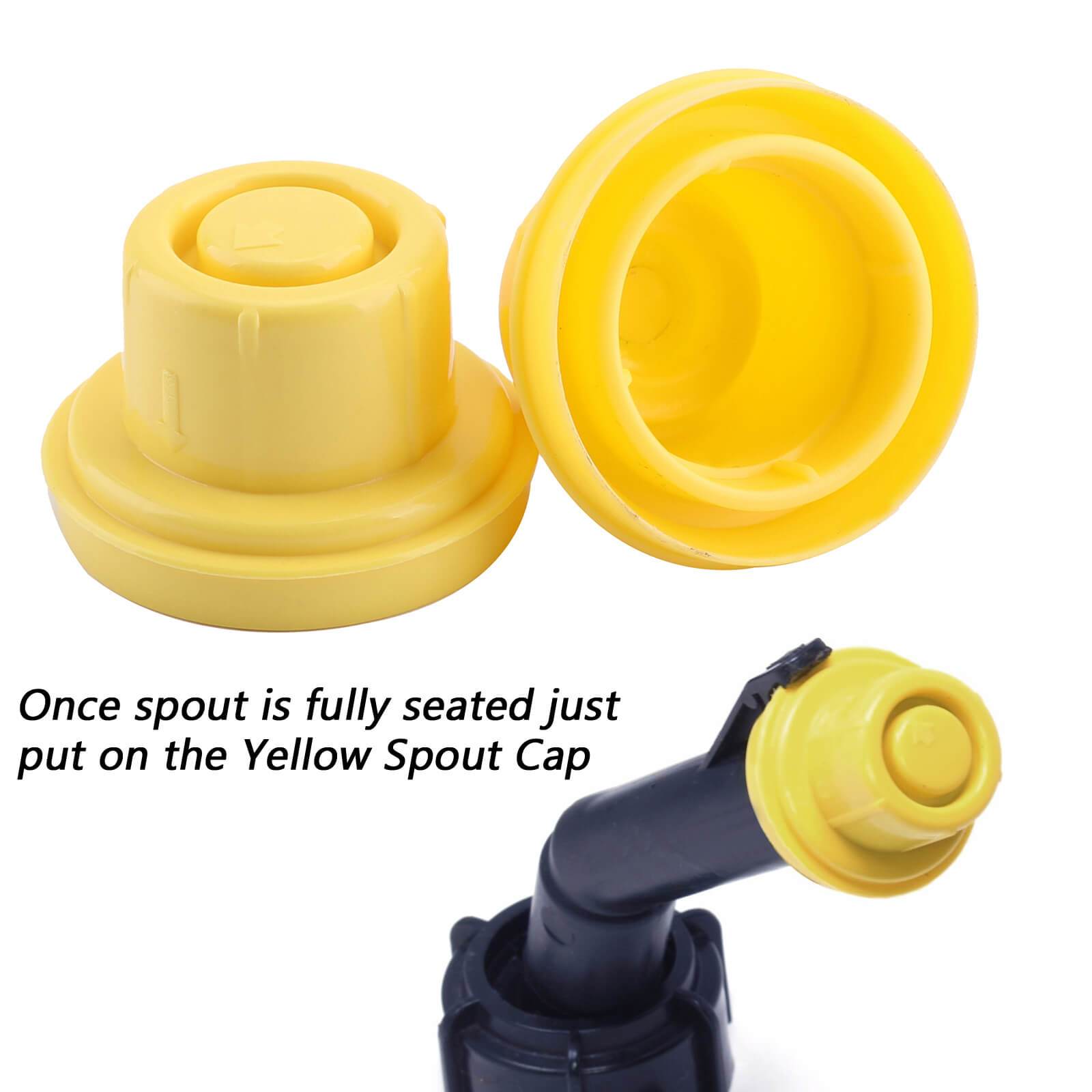 BLITZ Fuel GAS CAN 900302 900092 900094 Replacement YELLOW SPOUT CAP Top