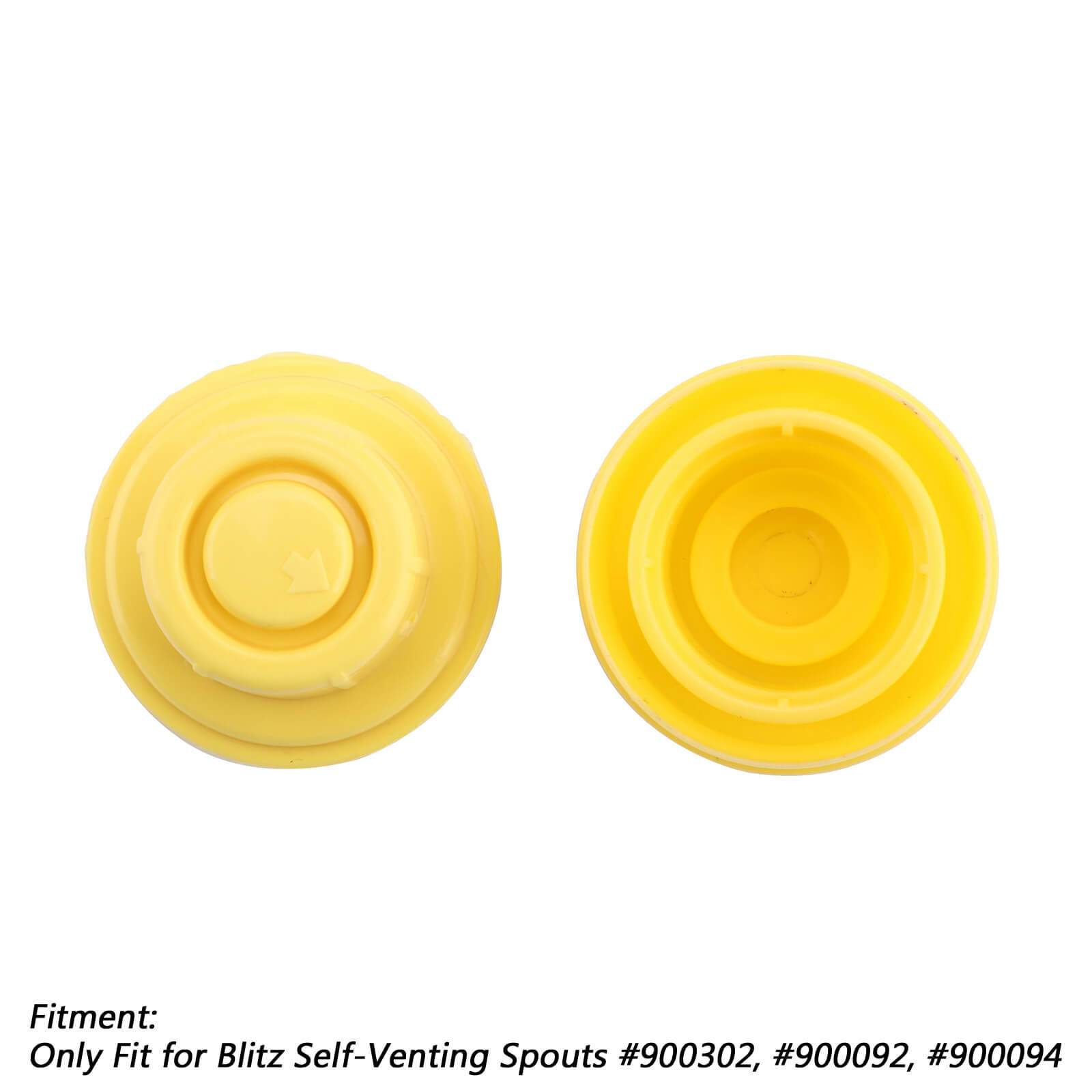 BLITZ Fuel GAS CAN 900302 900092 900094 Replacement YELLOW SPOUT CAP Top