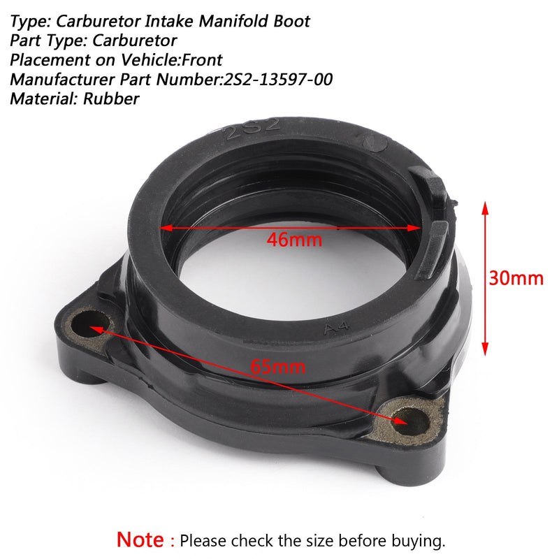 Interfaz de carburador de admisión compatible con Yamaha WR450F 2007-2011/YZ450F 2006-2009 genérico