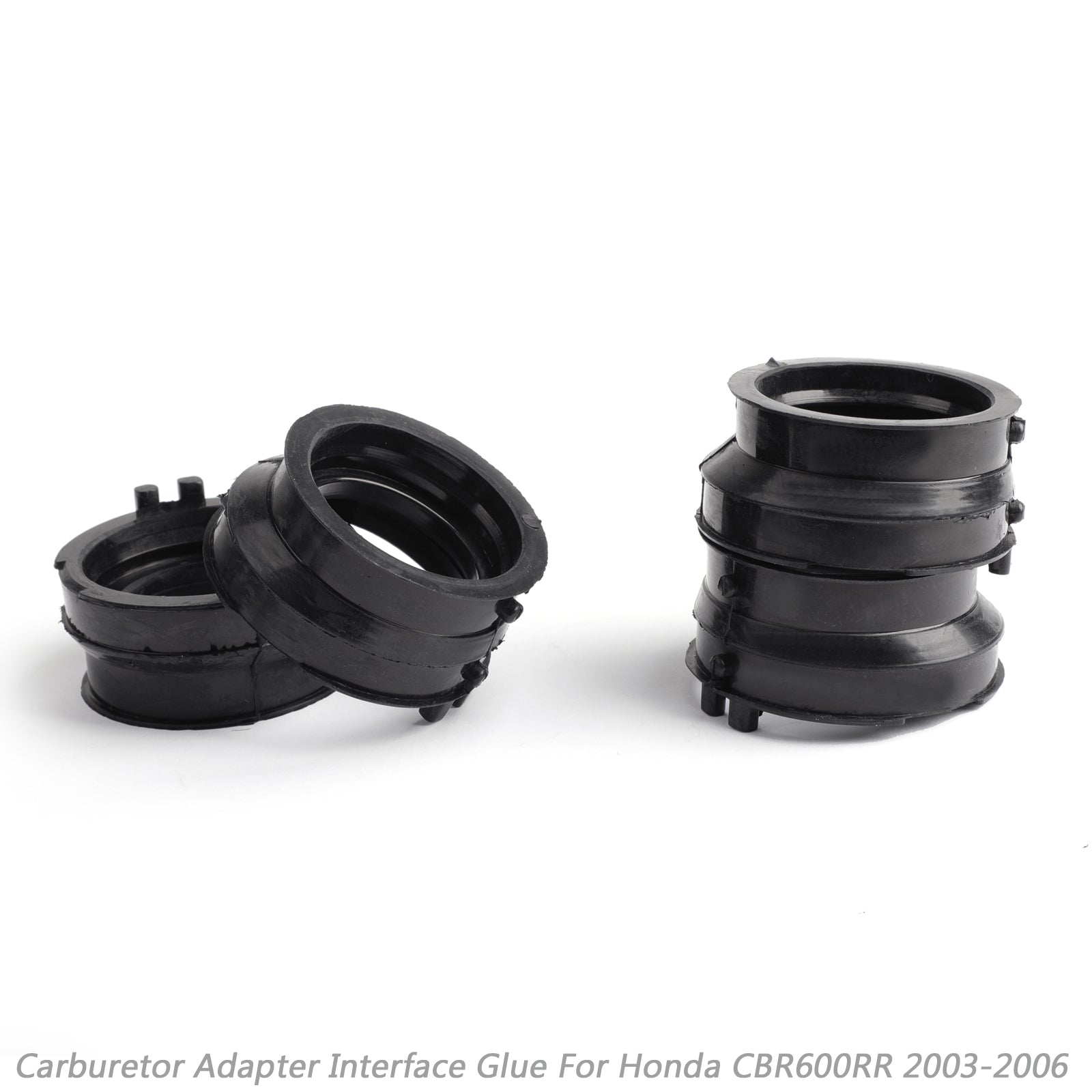 Botas de carburador de admisión de goma para Honda CBR 600RR 2003-2006 2004 2005 genérico