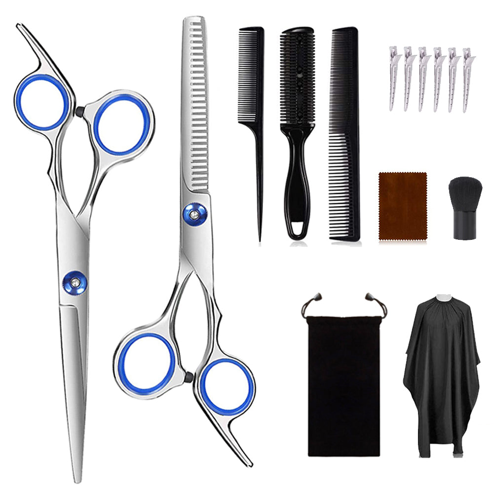 Professional Barber Salon Hairdressing Hair Cutting Thinning Scissors Shears Set