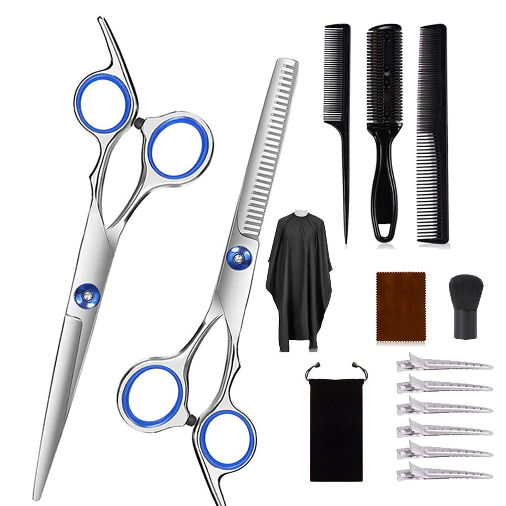 Professional Barber Salon Hairdressing Hair Cutting Thinning Scissors Shears Set