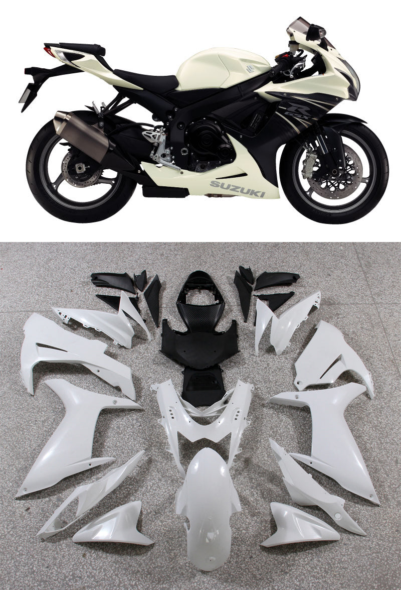 Fairings Plastics Suzuki GSXR 600/750 2011-2024 K11 White Black GSXR  Generic