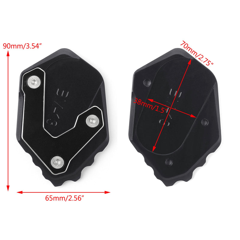 Kickstand Sidestand Plate Extension pad For BMW R1200GS LC 2013-18 F750GS 18-19 Generic