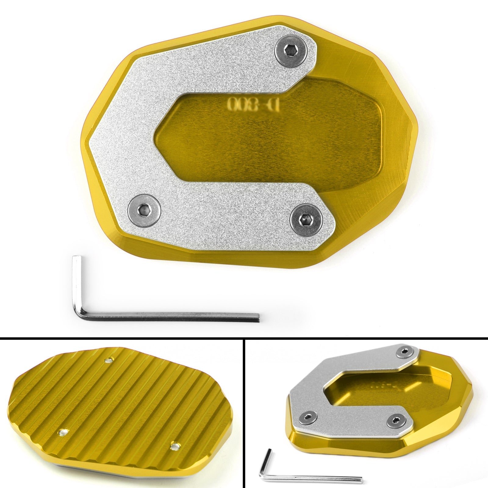 Almohadilla de extensión de placa de soporte lateral para Ducati Scrambler 800 2015-2017 genérico