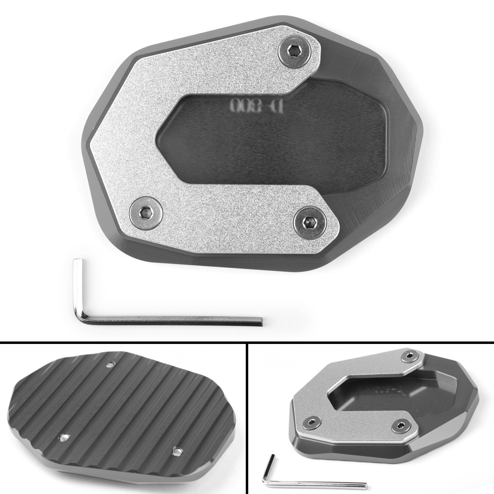 Almohadilla de extensión de placa de soporte lateral para Ducati Scrambler 800 2015-2017 genérico