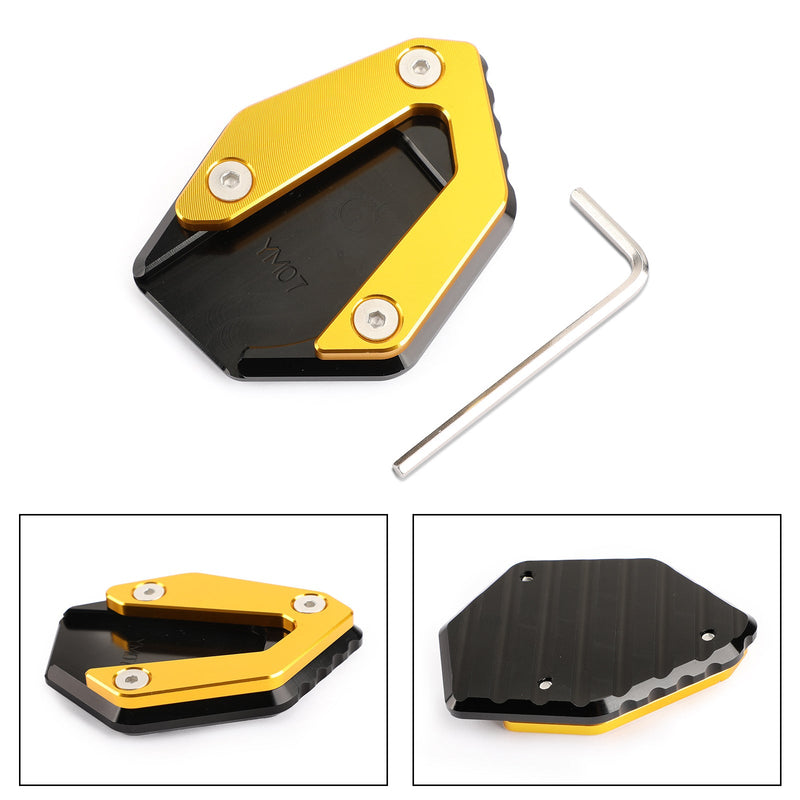 Placa de ampliación de soporte lateral CNC para YAMAHA MT-07 FZ-07 TRACER 700 14-19 genérico