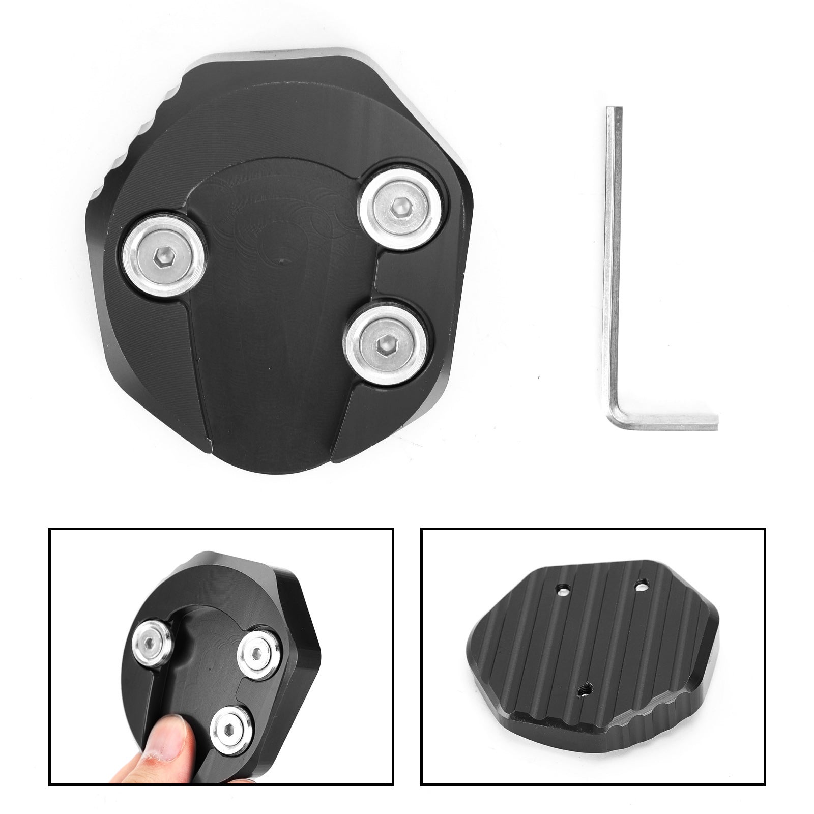 Kickstand Enlarge Plate Pad fit for Honda CBR150R17-2020 REBEL 500 CMX500 2020 Generic