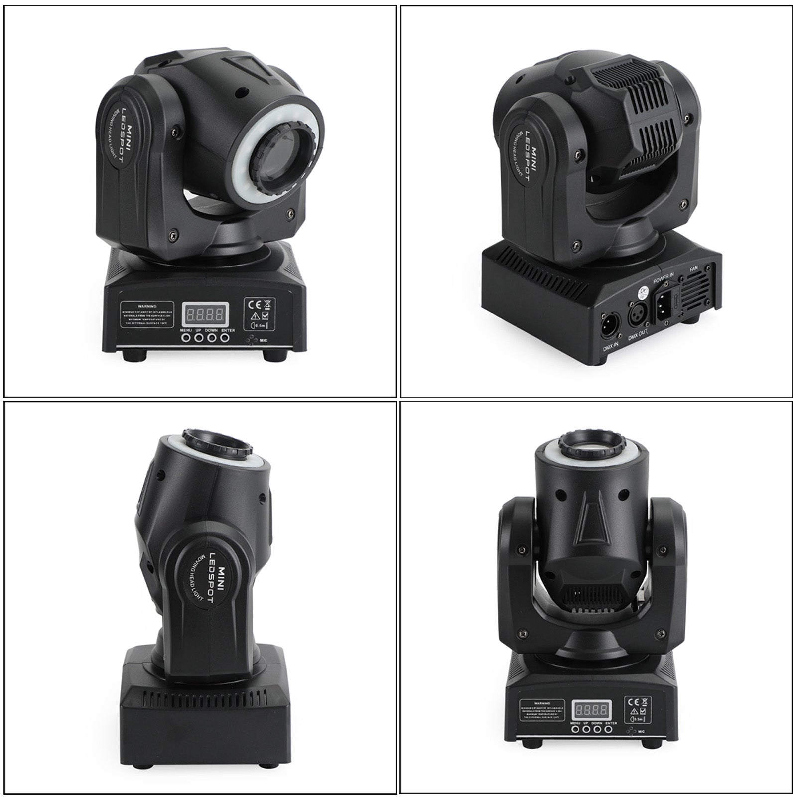 Moving Head Lights DJ Disco 100W LED DMX512 Beam RGBW GOBO Stage Lights