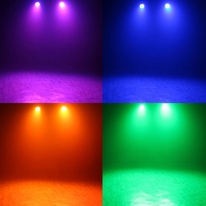 200W 18LED أضواء المسرح RGBW DMX اللون تغيير الاسمية ضوء حزب DJ ديسكو المعرض