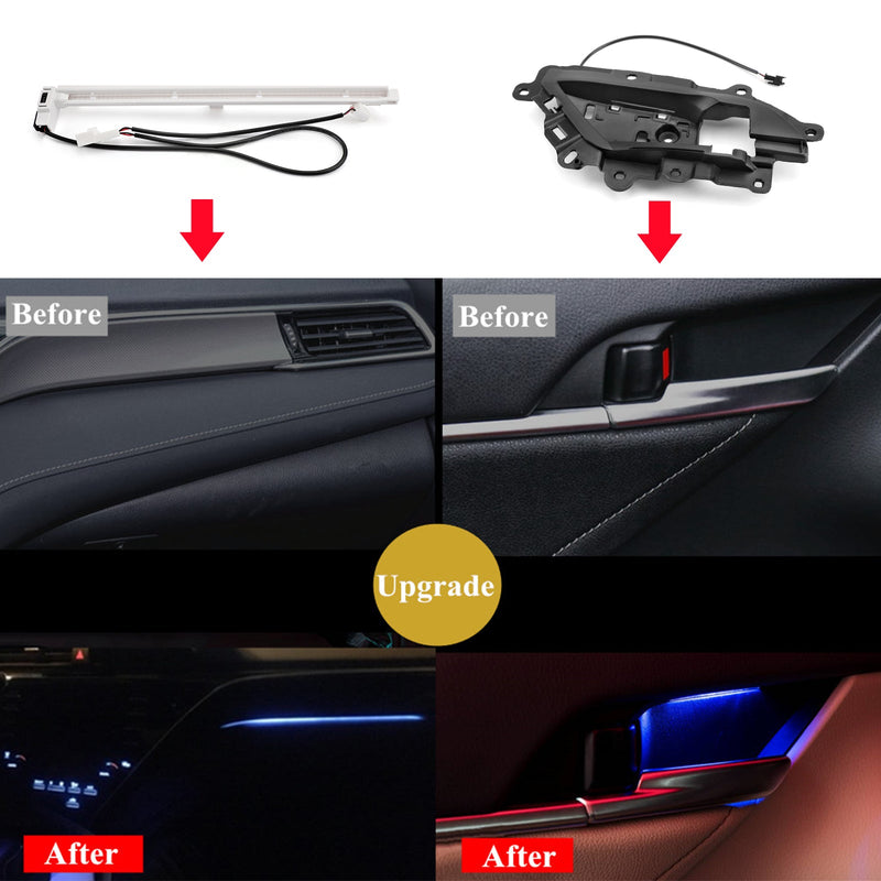 Car LED atmosphere lamp Decorative Lamp Door Light For Toyota Camry 2018-2020 Generic