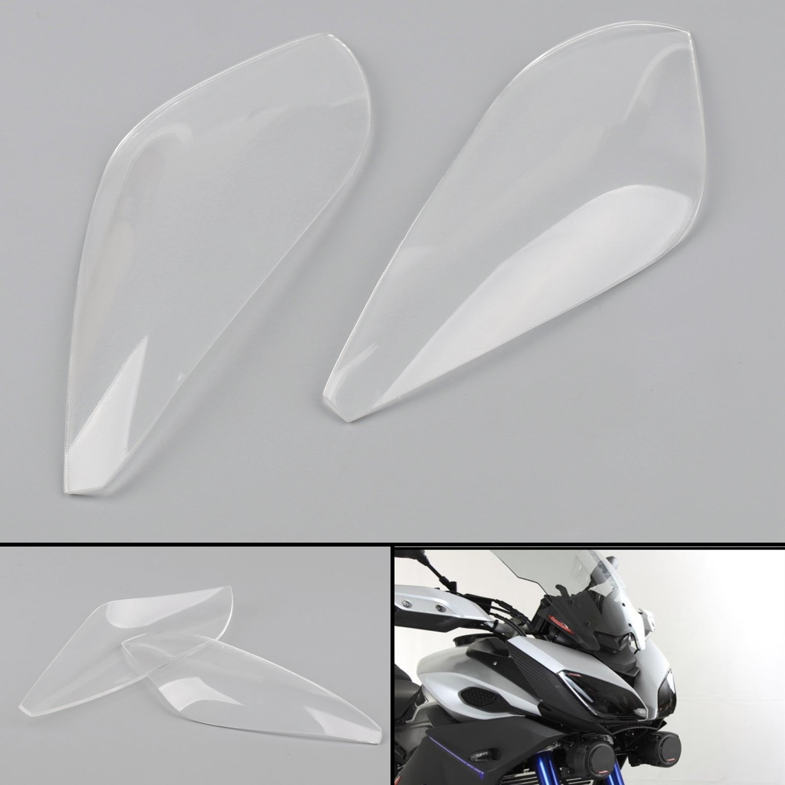 Headlight Screen Guard Protector Windshield For Yamaha FJ09 2015 2016 Generic