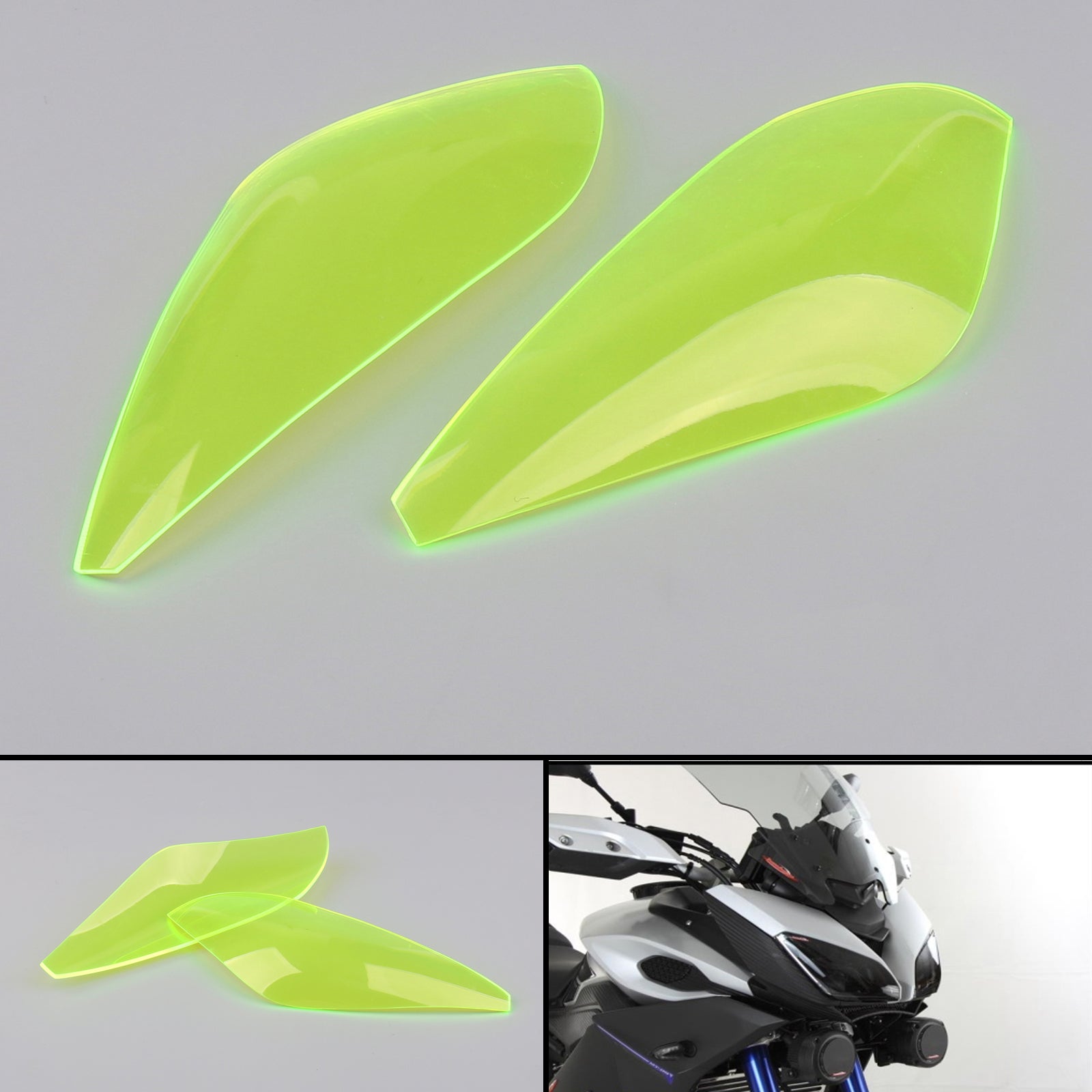 Headlight Screen Guard Protector Windshield For Yamaha FJ09 2015 2016 Generic