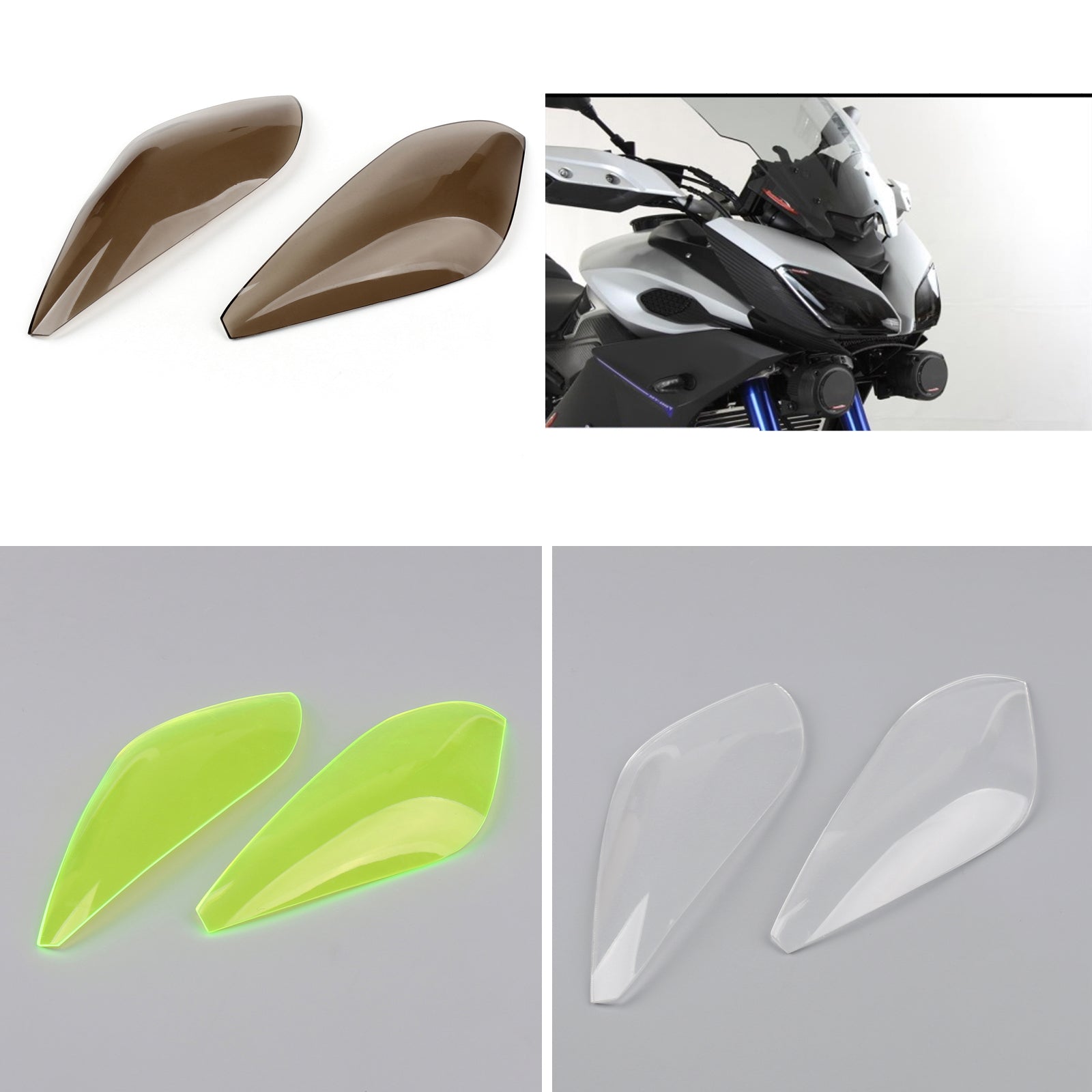 Headlight Screen Guard Protector Windshield For Yamaha FJ09 2015 2016 Generic