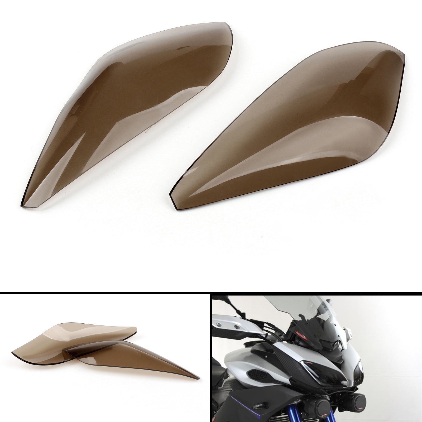 Headlight Screen Guard Protector Windshield For Yamaha FJ09 2015 2016 Generic