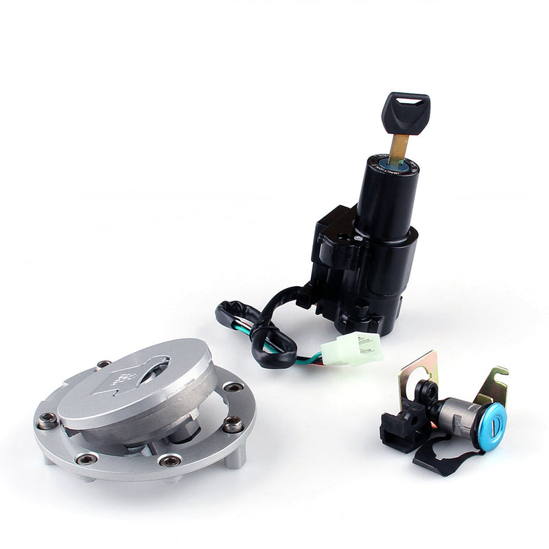 Ignition Switch Fuel Gas Cap Seat Lock Key Kit For Honda VFR800 CBR600RR CBR929RR