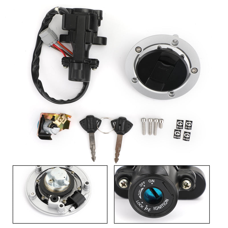 2006-2018 Suzuki GSXR GSX-R 600 750 Ignition Switch Fuel Gas Cap Seat Lock Key Kit