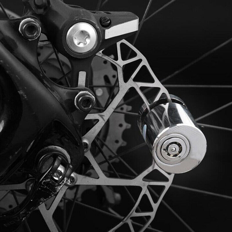1X دراجة نارية دراجة دراجة سكوتر قفل الأمان المحمولة عجلة مكبح قرصي قفل عام