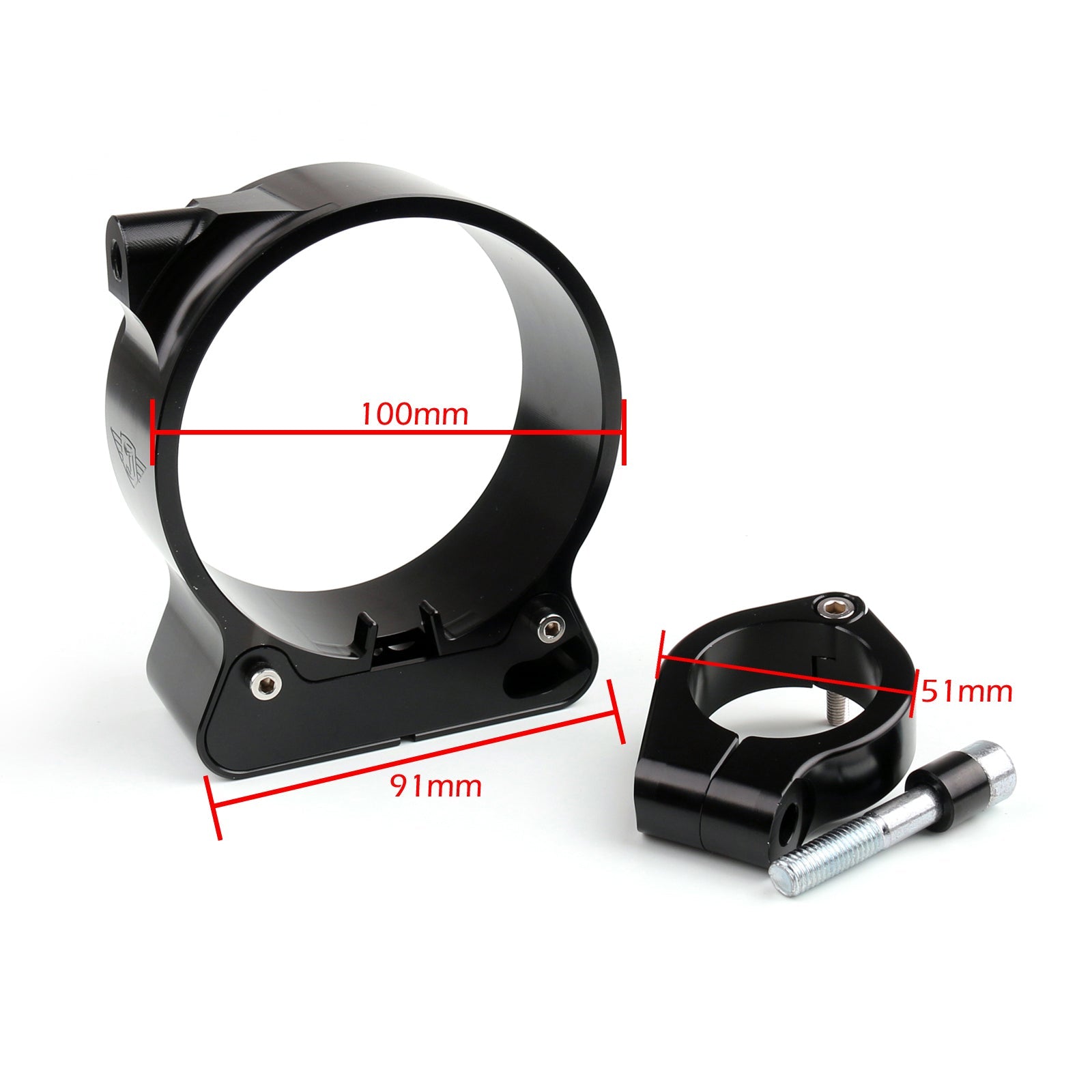 39mm/16 Side Mount Speedo Relocation Bracket For Harley Sportster XL 883 1200 Generic