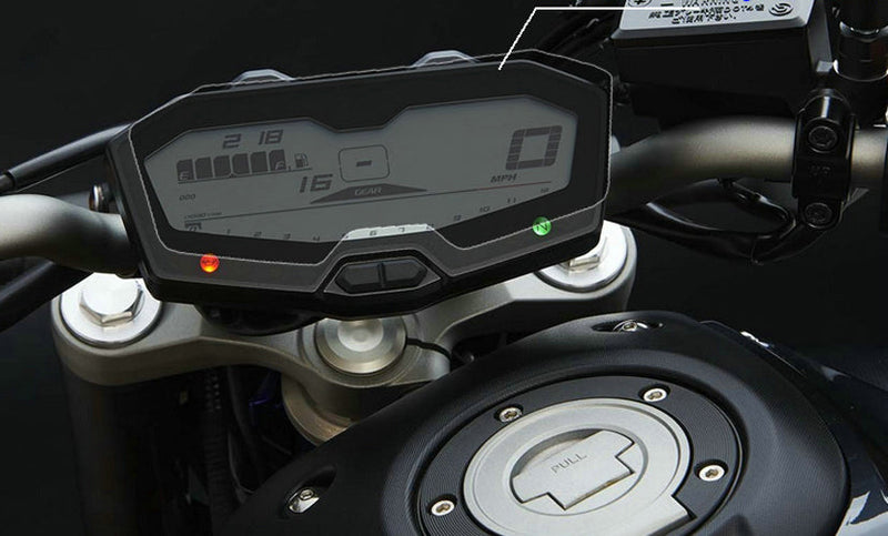 Protector de pantalla de película de protección contra arañazos de clúster compatible con Yamaha MT-07 FZ07 MT 07 genérico