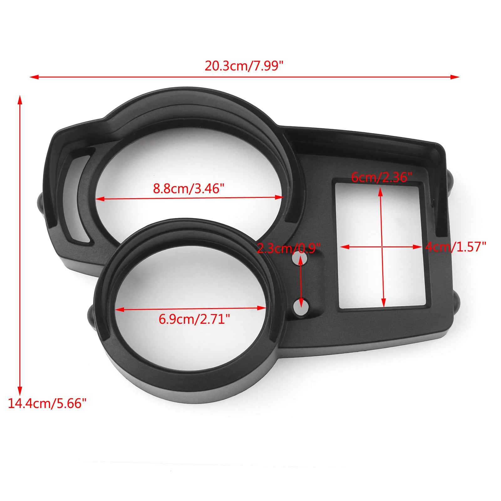 Protector de instrumento de capó a prueba de sol apto para BMW F700GS F800GS Adventure F650GS genérico