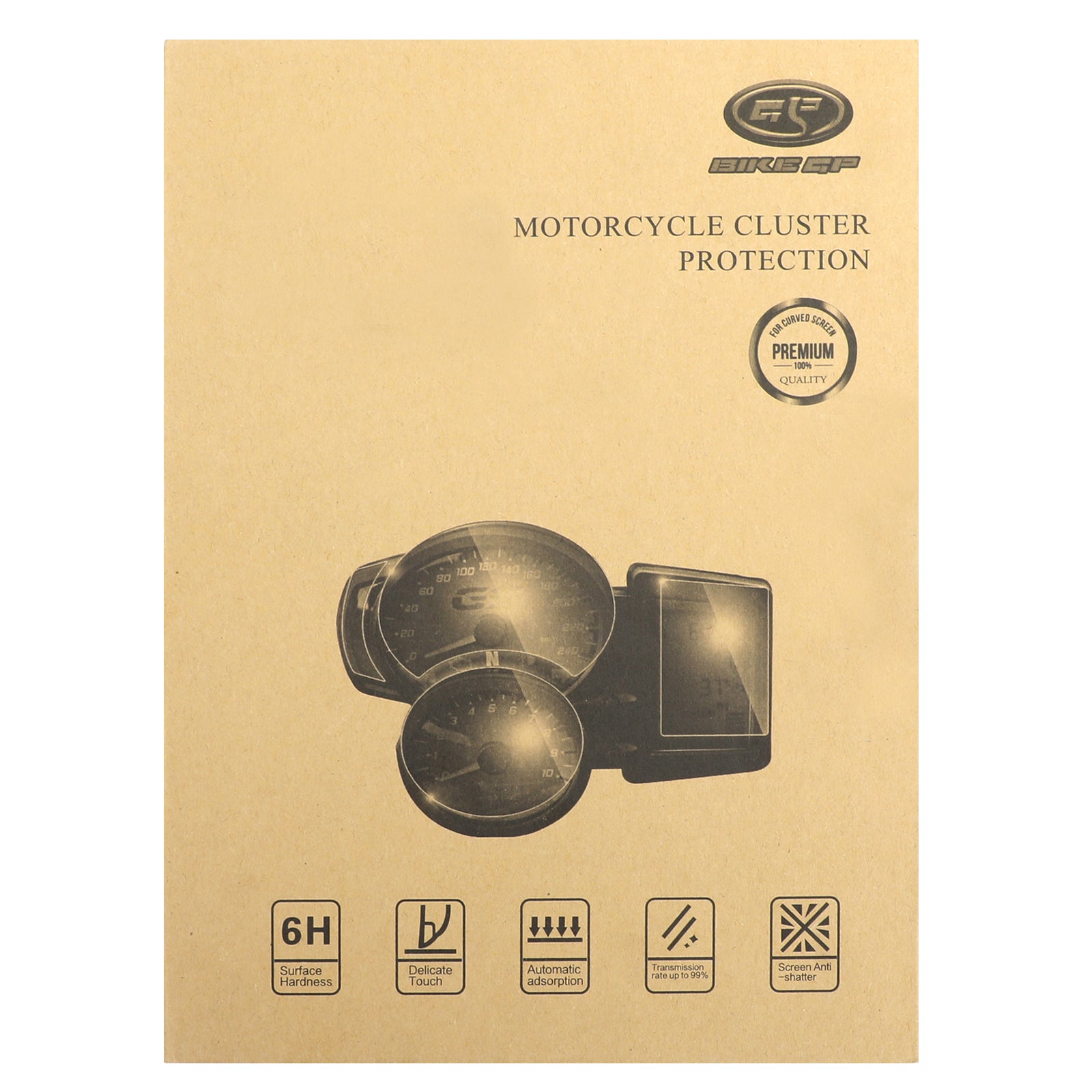 Protector de pantalla de película de protección contra rayones de clúster para BMW R1200GS R1250GS F750GS genérico