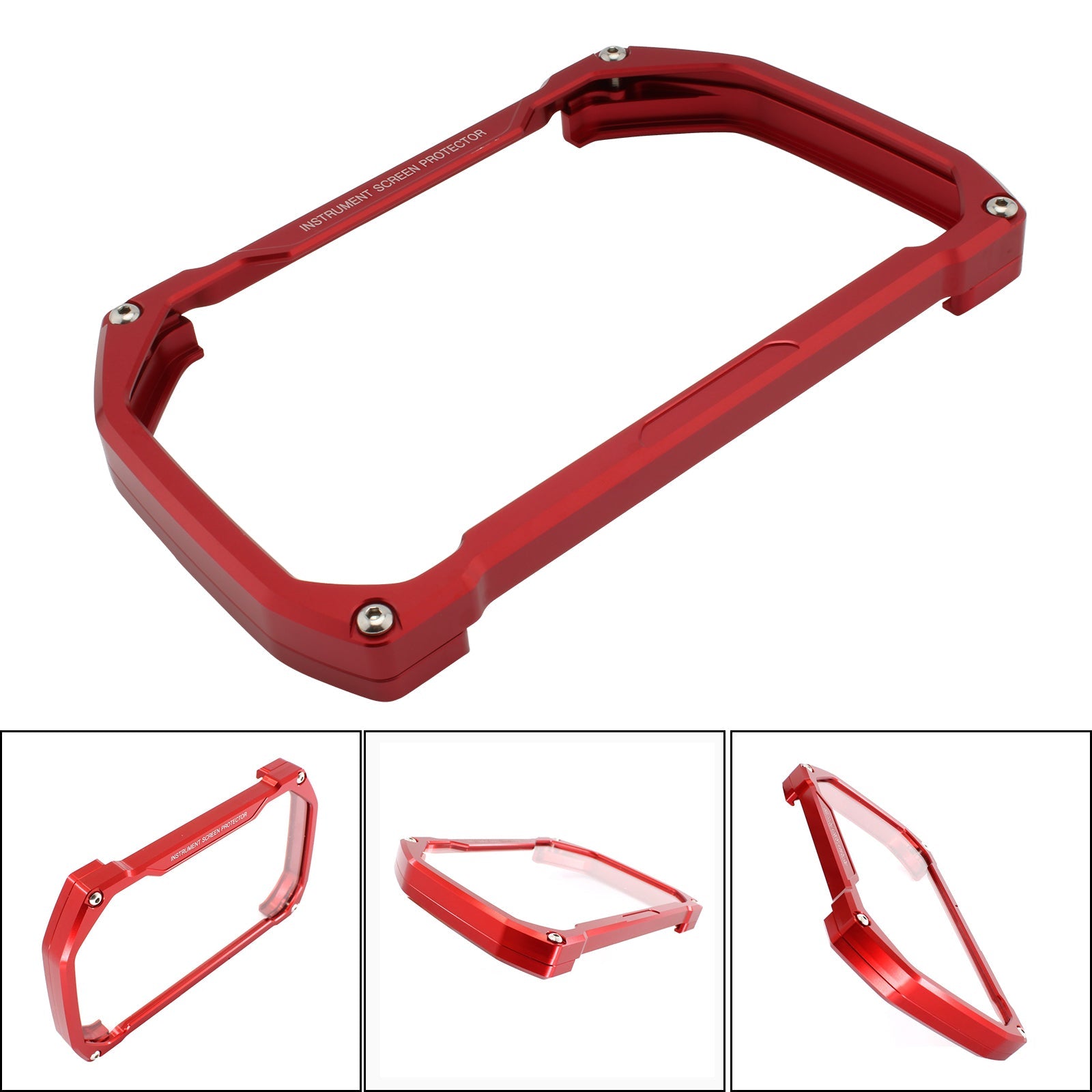 Speedometer Cover Guard Protect Black Fit For Bmw R1200Gs 18-20 R1250Gs 19-20 Red Generic