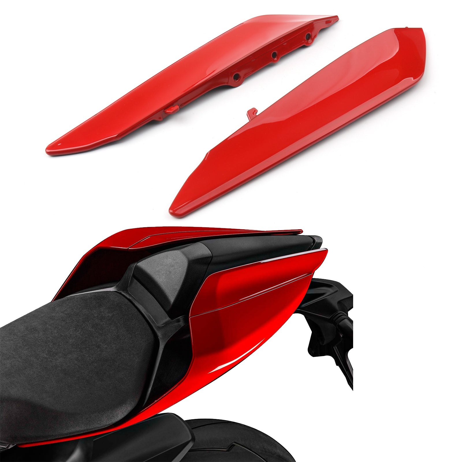 Rear Tail Side Seat Panel Trim Fairing Cowl Cover For Ducati 959 1299 15-24 Generic