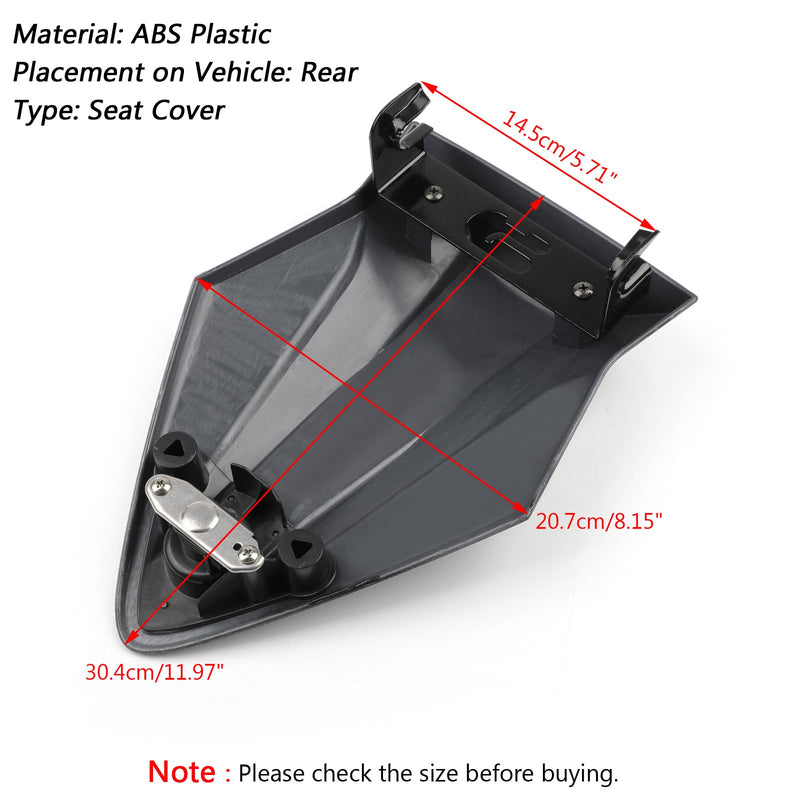 Cubierta de plástico ABS para asiento trasero de pasajero para BMW S1000RR K46 2015-2018 genérico