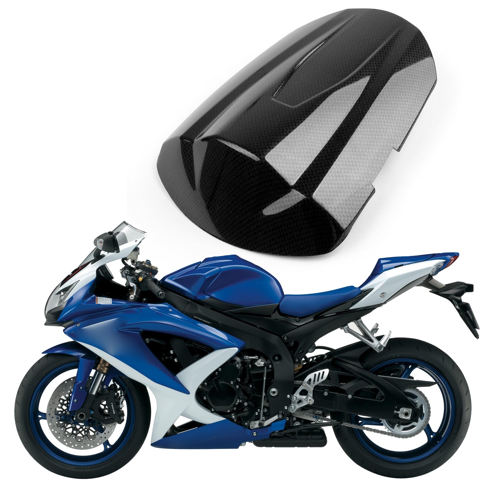 غطاء هدية للمقعد الخلفي لسوزوكي GSXR600 GSXR750 2008-2009 K8 عام