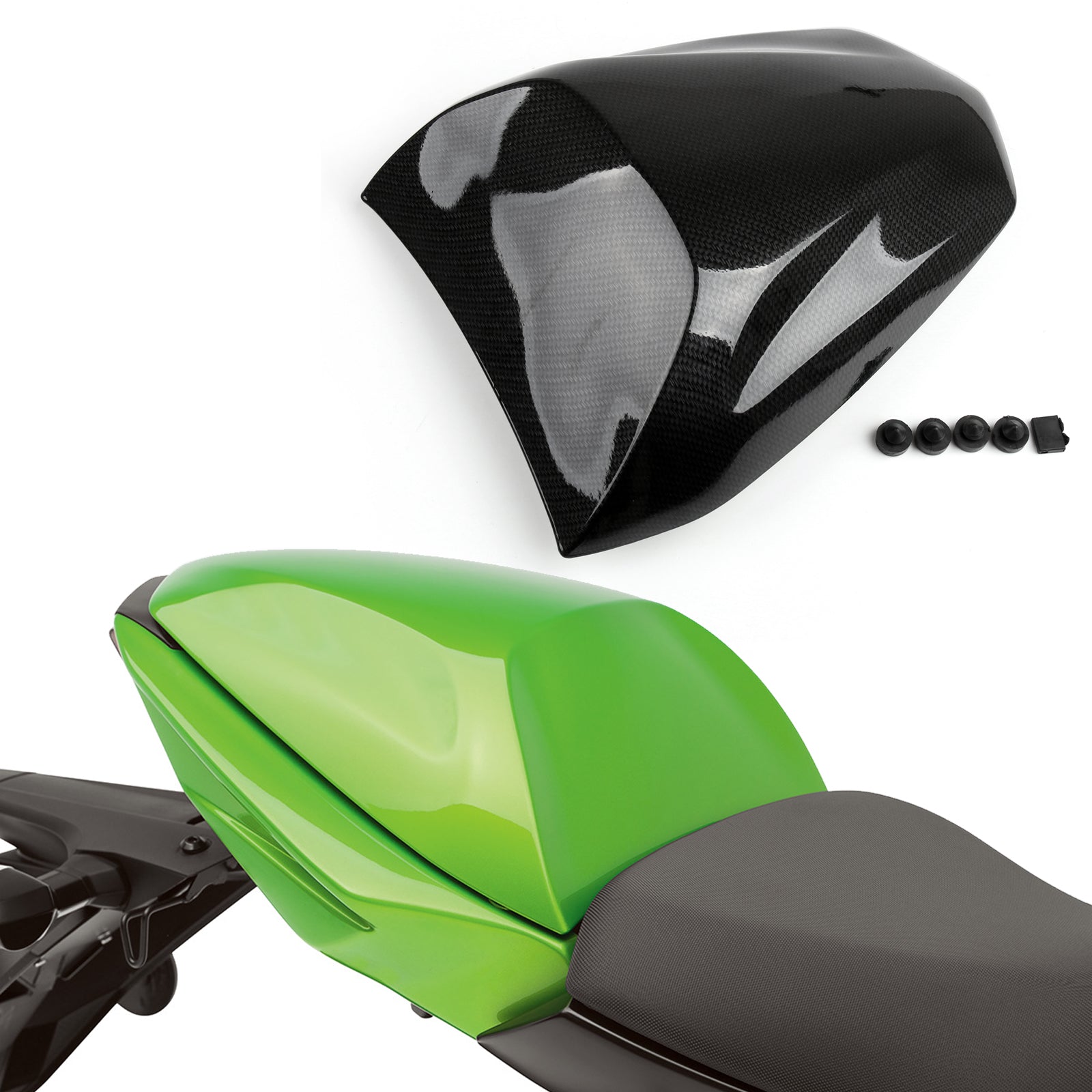 Rear Pillion Passenger Seat Cover Cowl For Kawkasaki NINJA 650 ER6F ER6N 400 Generic