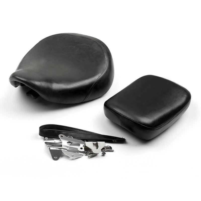 Asiento de cojín trasero delantero de cuero sintético para Honda Shadow Aero VT750C 2004-2013 genérico