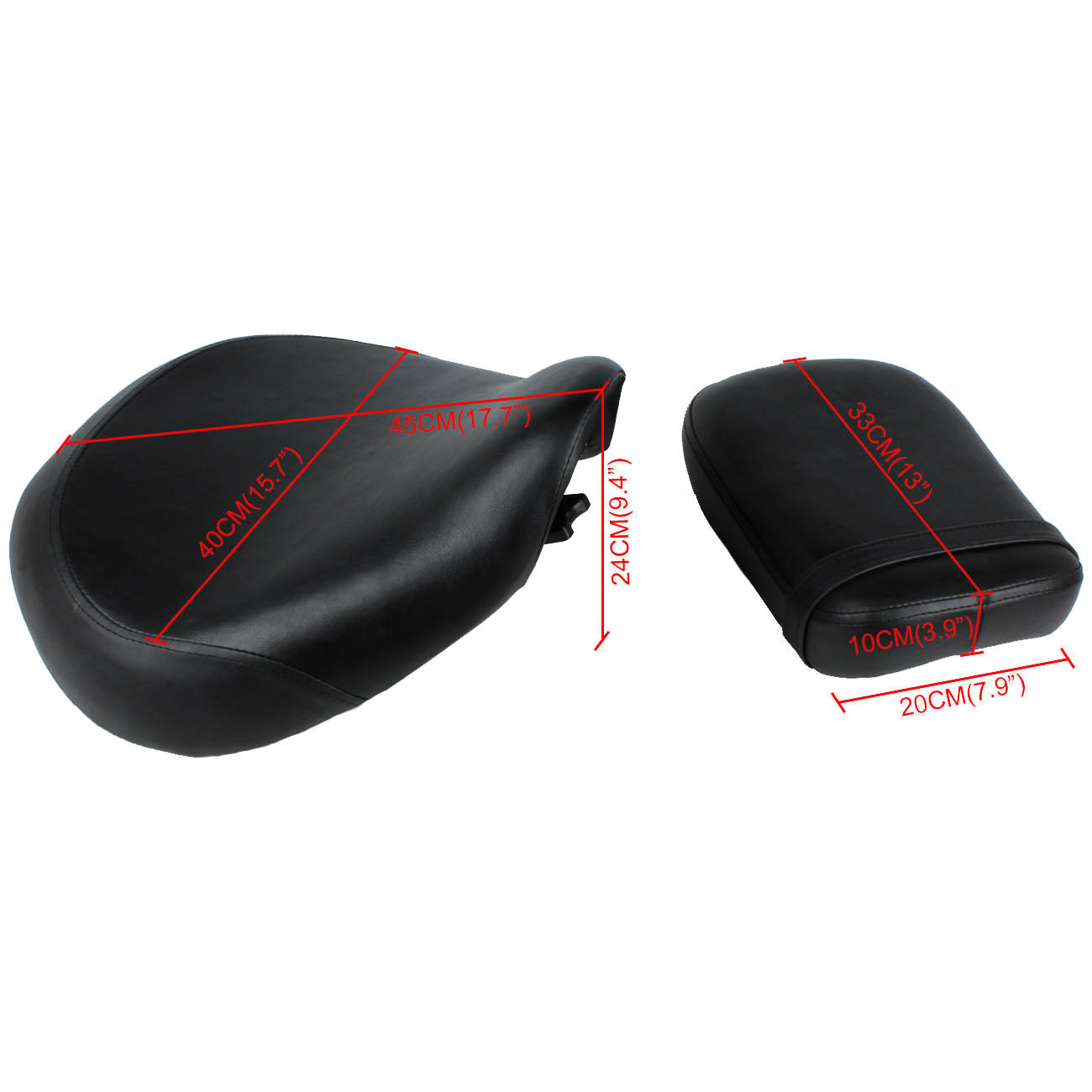 Para Honda Shadow Spirit VT750 ACE VT750C VT750CD cojín trasero delantero asiento genérico