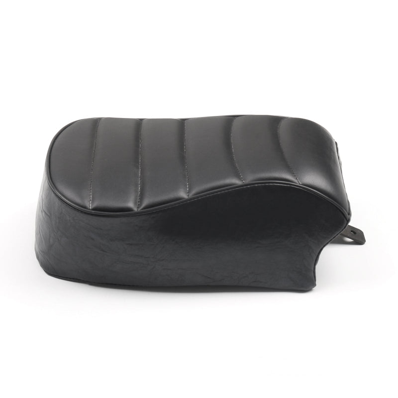 Asiento trasero de pasajero de cuero a rayas para Sportster Iron XL883N 16-18 Genérico