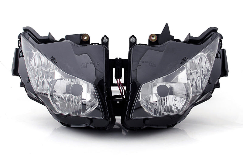 Conjunto de faros delanteros, luz de motocicleta, compatible con Honda CBR1000RR 2012-2016 genérico