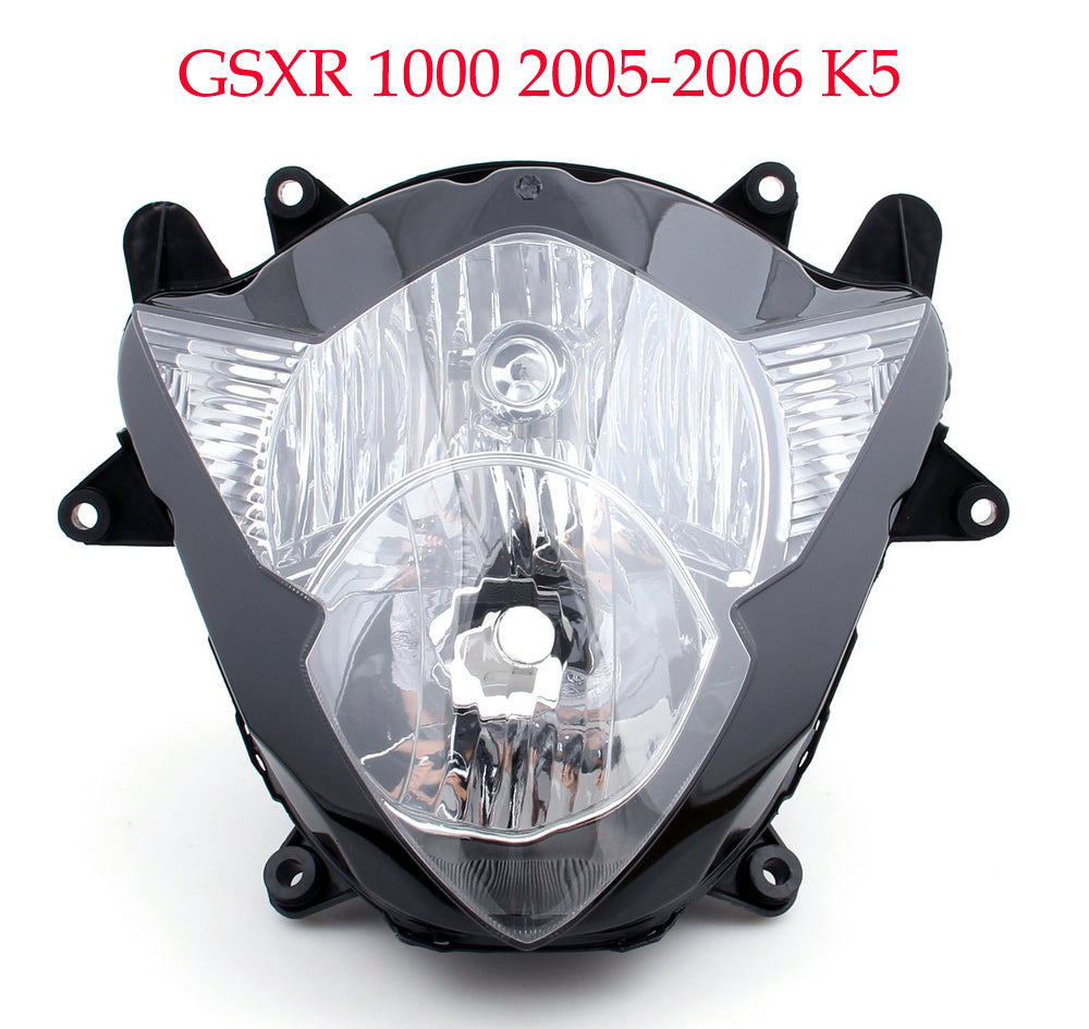 Motorcycle Headlight Assembly For Suzuki GSXR 600 750 1000 Hayabusa 1300 Clear Generic