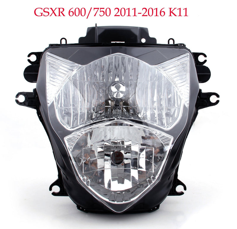 Conjunto de faros de motocicleta para Suzuki GSXR 600 750 1000 Hayabusa 1300 Clear Generic