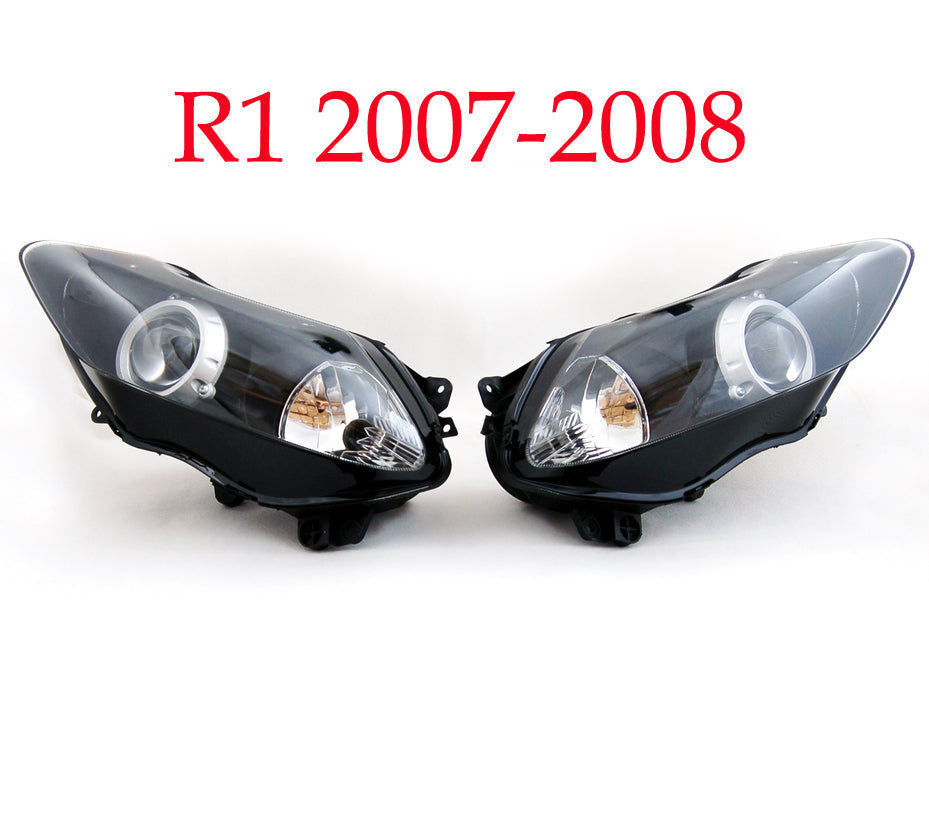 Motorcycle Headlight Assembly For Yamaha YZF 600 1000 R1 R6 YZF R1 YZF R6 Clear Generic