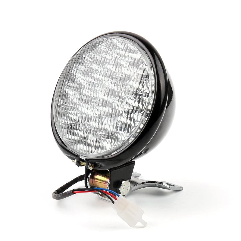 Motorcycle Headlight 5 LED Head Lamp For Harley Bobber Chopper Touring Generic