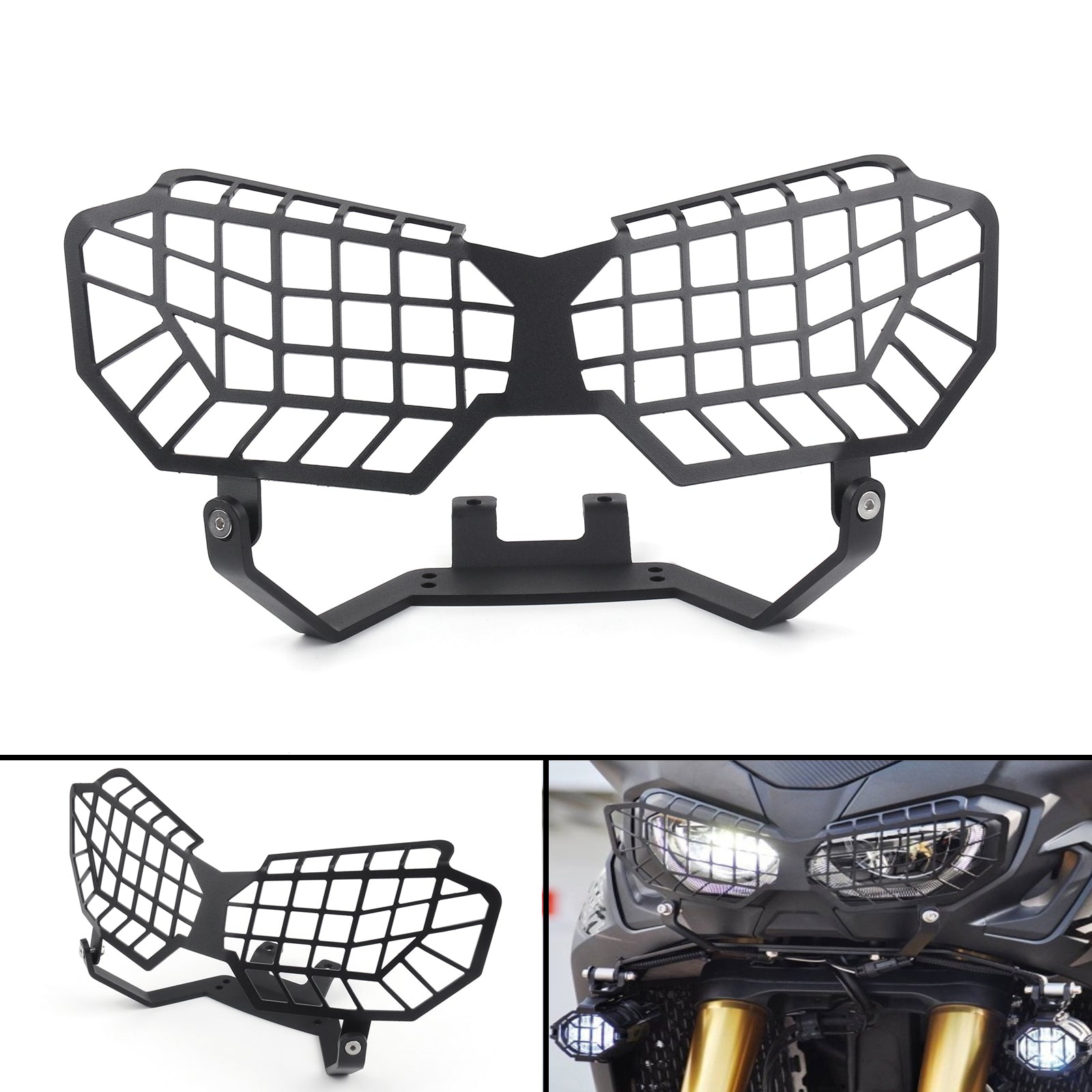 Headlight Grill Guard Lamp Cover For Honda CRF1000L Africa Twin 2016 2017