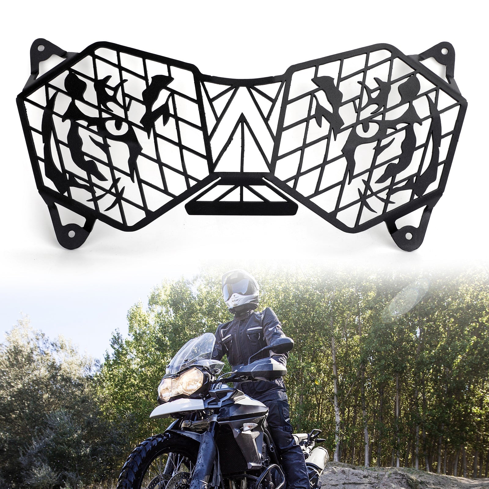 Headlight Guard Protector For Triumph Tiger 800 1200 XC XR Explorer 1200 10-17 Generic