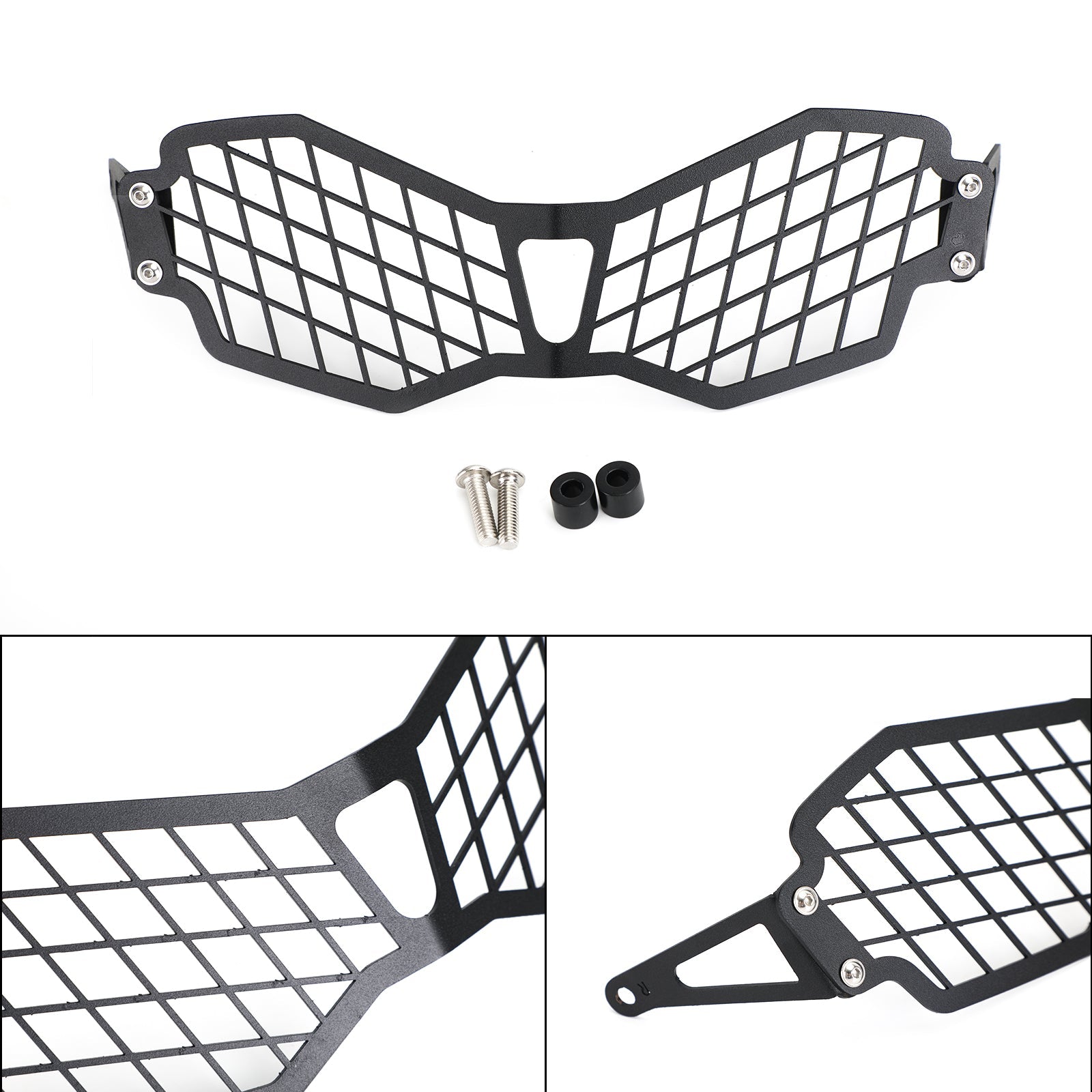 Black Headlamp Headlight Guard Protector Grill For Triumph Tiger 900 900Gt 20+ Black Generic