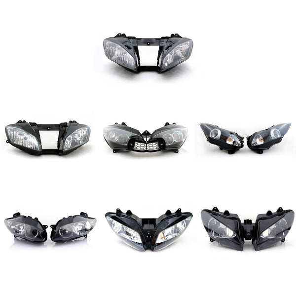 Motorcycle Headlight Assembly For Yamaha YZF 600 1000 R1 R6 YZF R1 YZF R6 Clear