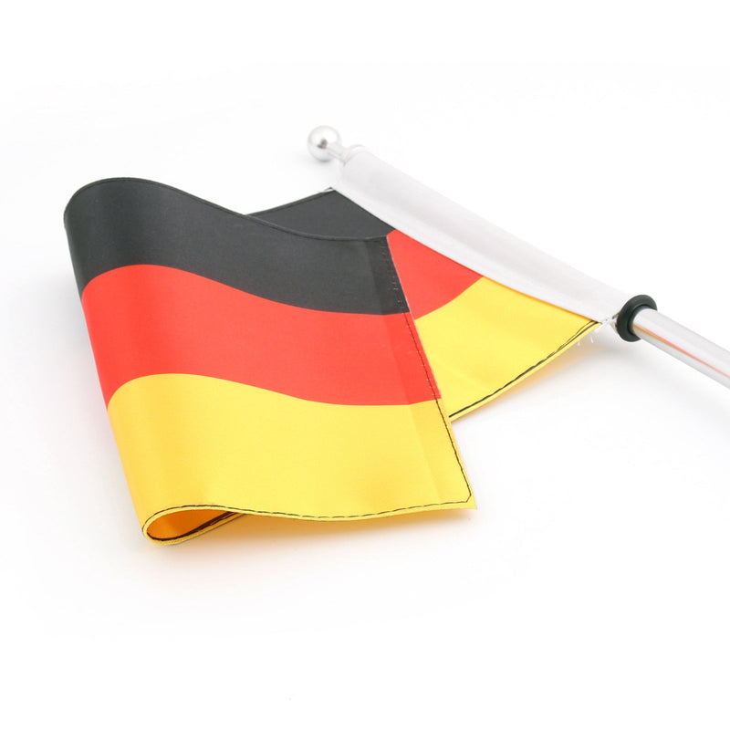 Portaequipajes Asta de bandera vertical y bandera de Alemania para Harley Softail Iron 883 Genérico