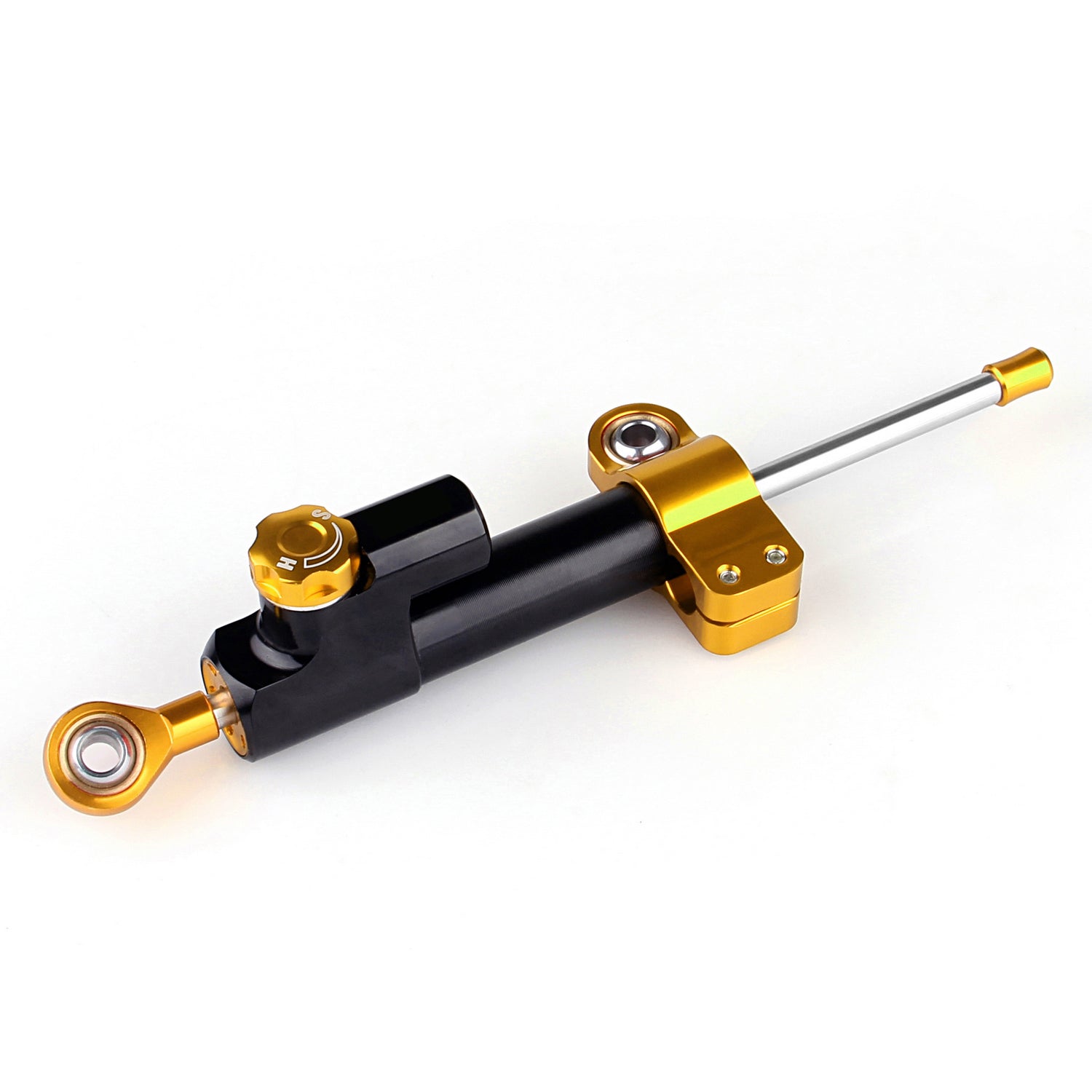 Universal Motorcycle CNC Adjustable Steering Damper Stabilizer Top