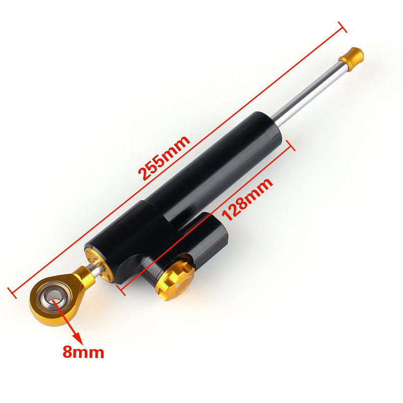 Estabilizador de amortiguador de dirección ajustable CNC universal para motocicleta Genérico superior