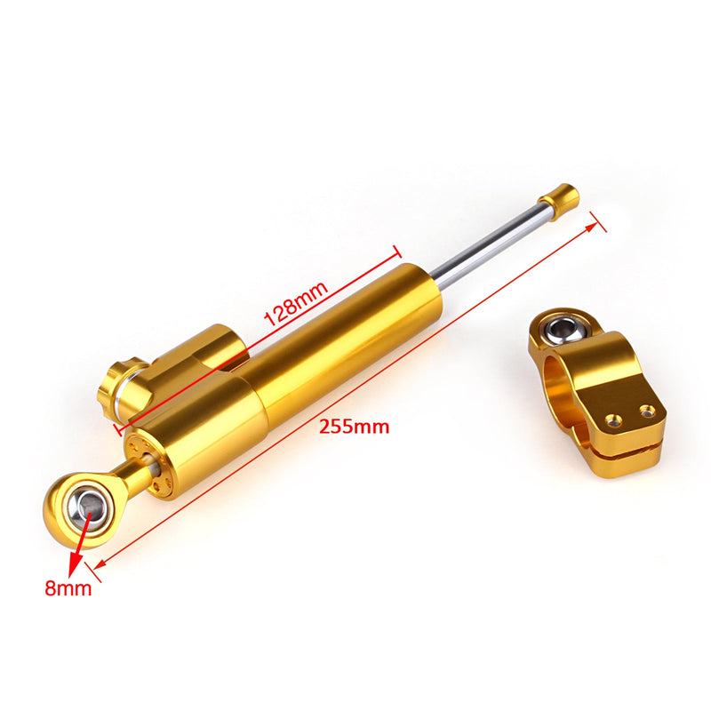 Estabilizador de amortiguador de dirección ajustable CNC universal para motocicleta Genérico superior